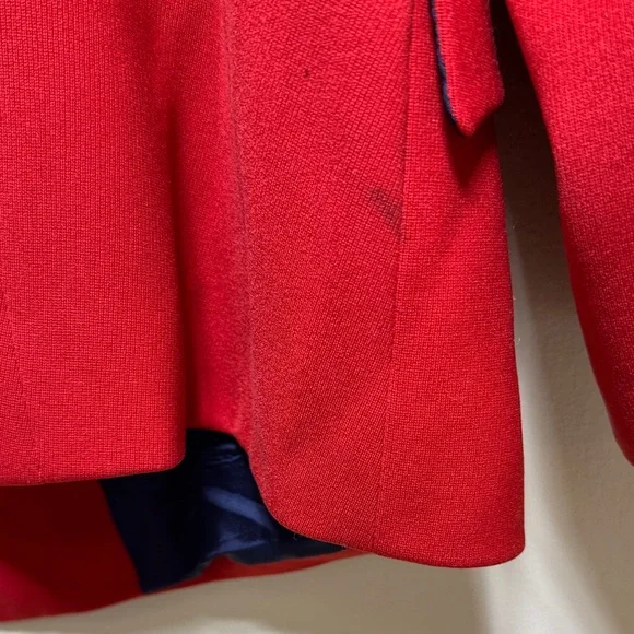 Escada Scarlet Blazer with Midnight Collar - Picture 12 of 16